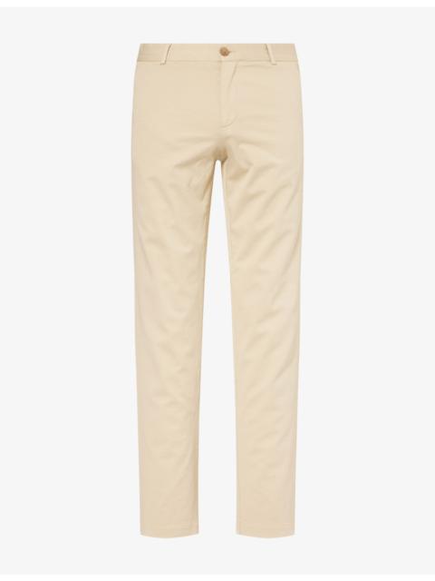 Sunspel Slim-Fit Flat-Front Stretch-Cotton Chino Trousers
