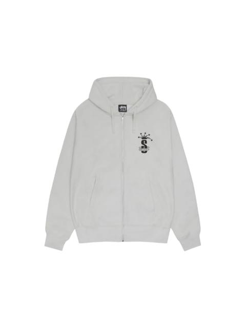 Stüssy Stussy Crown Band Zip Hoodie Fog