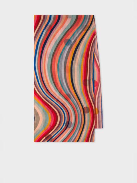 Paul Smith Women's 'Swirl' Polka Dot Scarf