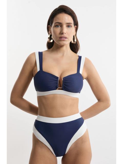 KAREN MILLEN Colour Block Bikini Bottoms