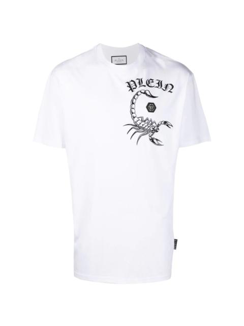 PHILIPP PLEIN chest logo-print detail T-shirt