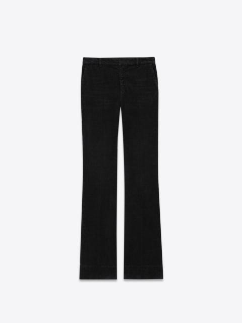【関税＆送料込み】Saint Laurent Pants YSL Red Pants with Logo Pocket - Size 12 Cotton Yacht Resort