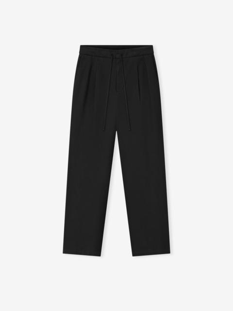 ESSENTIALS Canvas Pleat Front Pant