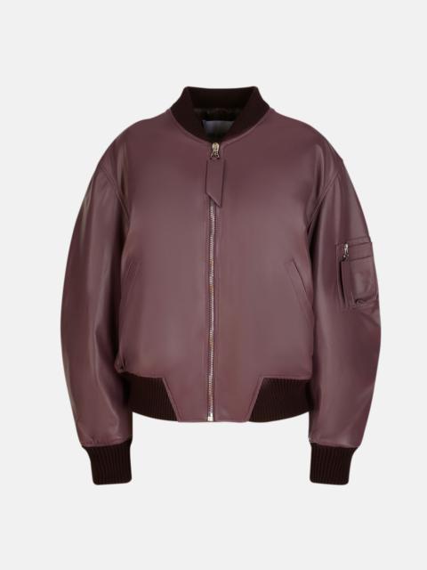 アウターその他 THE ATTICO Cotton bomber jacket Brown Brown bomber for Women | THE ATTICO®