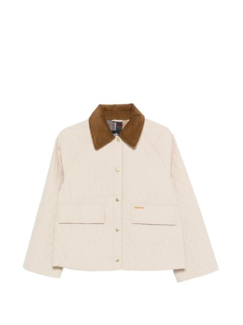 Barbour corduroy-collar jacket