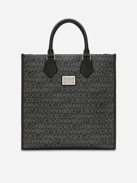 Dolce & Gabbana Medium coated jacquard shopper