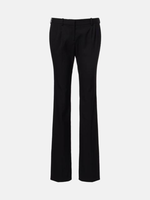 BALENCIAGA Wool twill slim pants