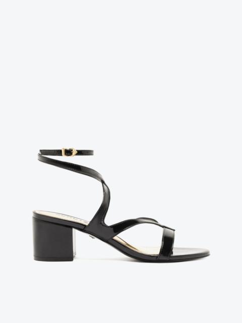 SCHUTZ Stephanie Block Patent Sandal
