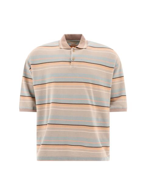 Kapital striped short-sleeve polo