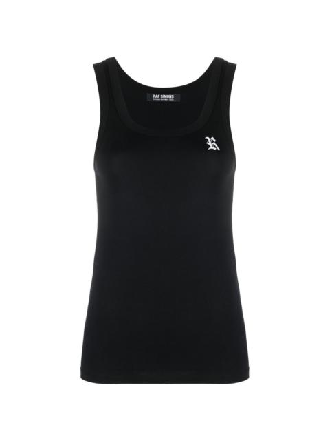 Raf Simons scoop-neck sleeveless top