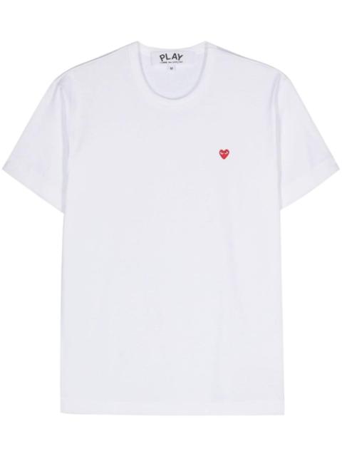 Comme des Garçons PLAY heart-patch cotton T-shirt