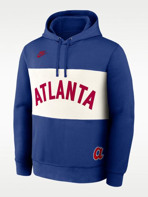 Nike Atlanta Braves Cooperstown Legacy Men's Nike MLB Pullover Hoodie