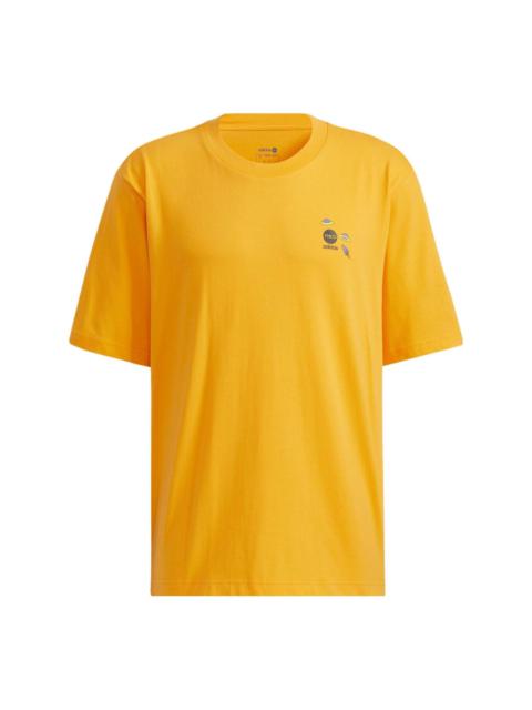 adidas Neo Graphic T-Shirts 'Yellow' HC9749