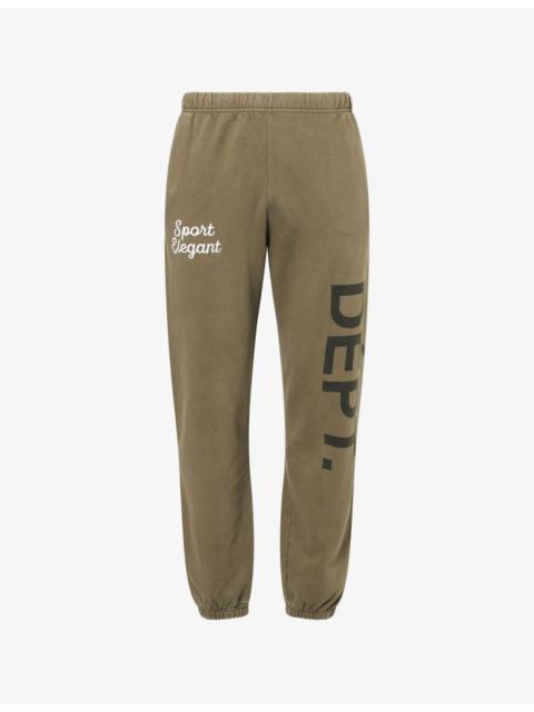 GALLERY DEPT. Logo-Print Cotton-Jersey Jogging Bottoms
