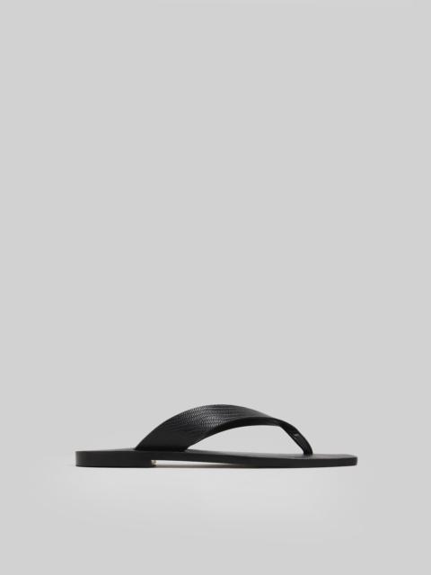A.EMERY A.Emery The Kinto Sandals - Black Embossed Lizard