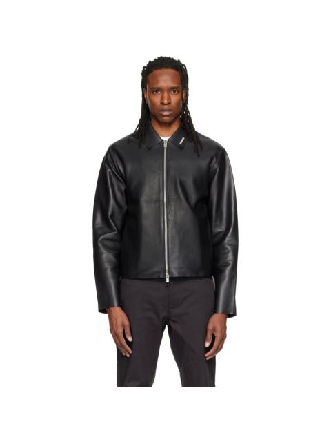 HELIOT EMIL™ Black Tremor Leather Jacket