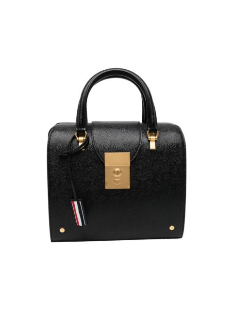 Thom Browne top handle textured tote bag