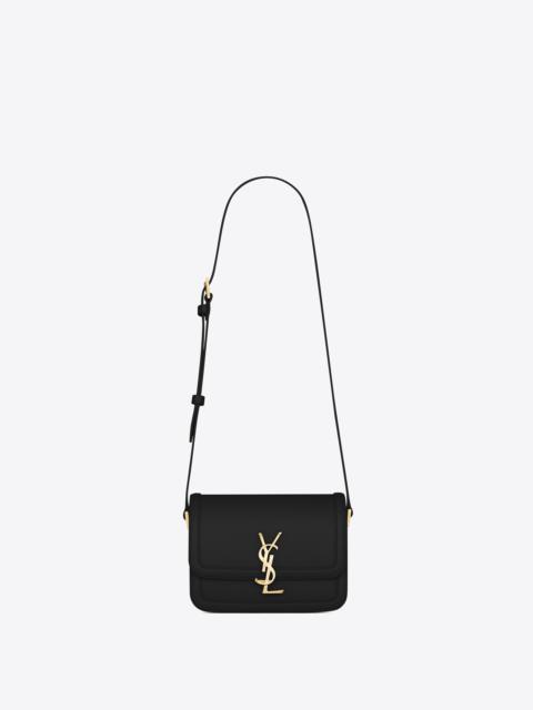 SAINT LAURENT solferino small satchel in box saint laurent leather