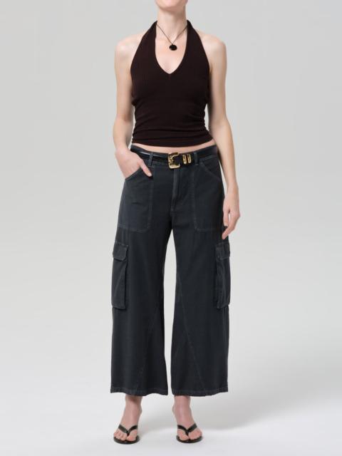 Citizens of Humanity Thassos Twisted Seam Utility Pant In Washed Black