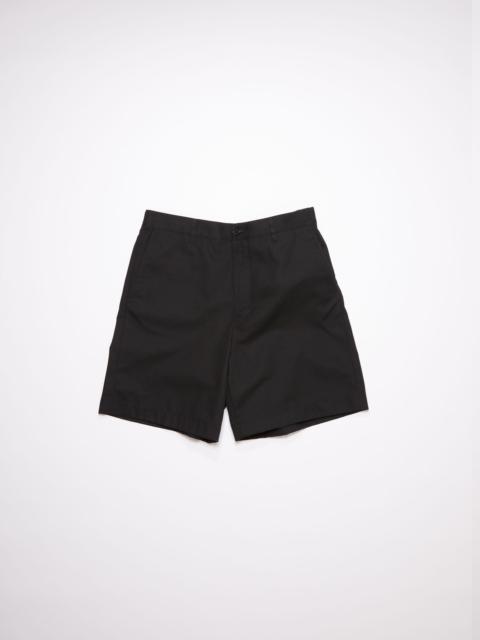 Acne Studios Cotton blend shorts - Black