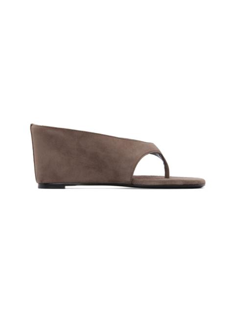 JUDE SSENSE Exclusive Brown Yaga Wedge Heeled Sandals