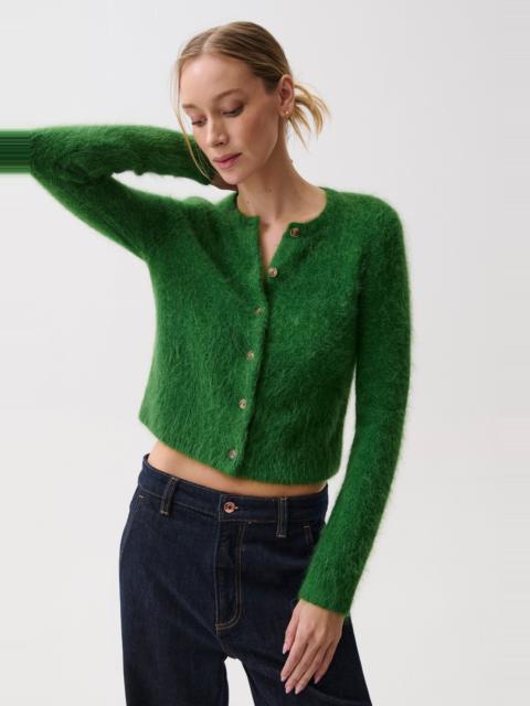 PISTOLA YARA ALPACA BLEND CARDIGAN - VIVID MOSS