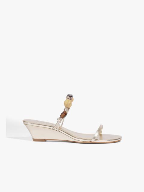 SCHUTZ Freya Leather Wedge Sandal