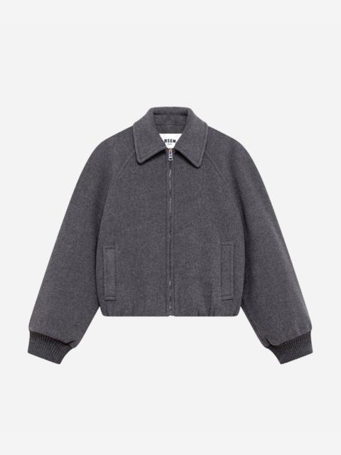 MSGM Wool blend bomber jacket