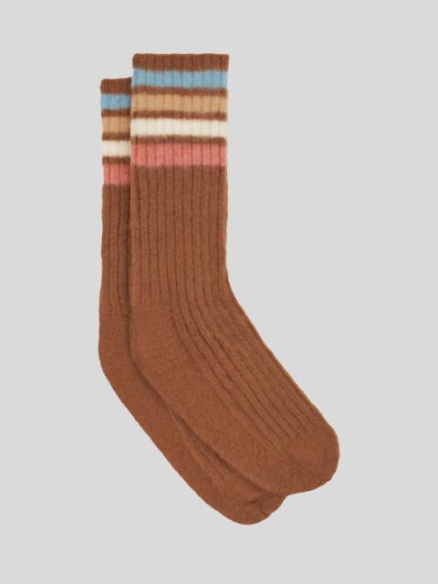 Etro SHORT SOCKS WITH STRIPES