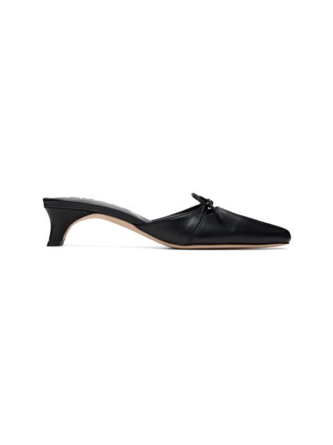 BY FAR Black Babybow Heels