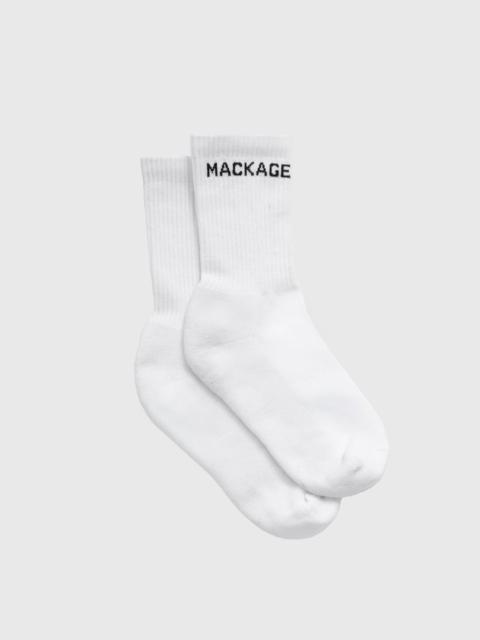 MACKAGE WOODS Stretch Cotton Logo Socks