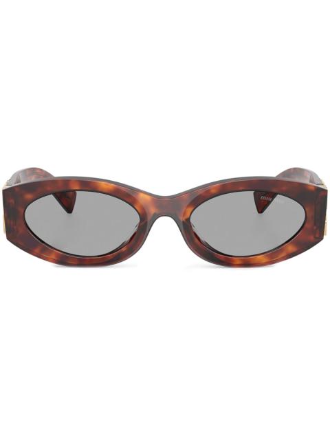 Miu Miu Miu Miu Logo-lettering Sunglasses