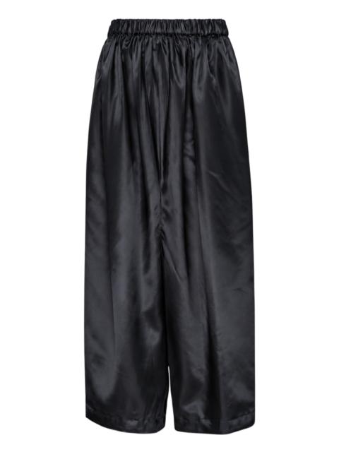 Comme des Garçons GIRL Plain Satin Wide-Leg Pants