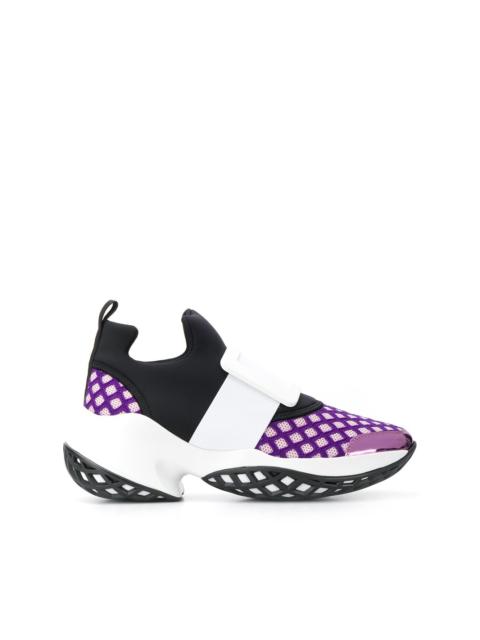 Roger Vivier mesh panel sneakers
