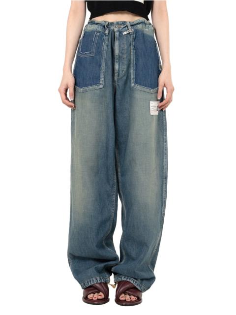 Maison MIHARAYASUHIRO Cut-Out Pocket Denim Pants