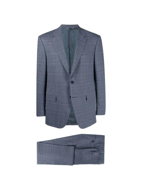 Canali wool plaid blazer