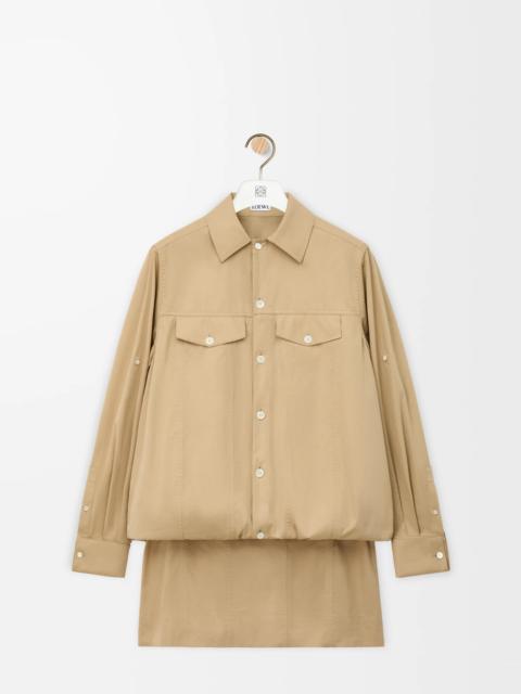 Loewe Dress in cotton and silk