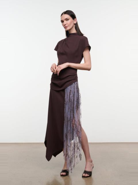 STAUD STAUD EFFIE DRESS EARTH LILAC
