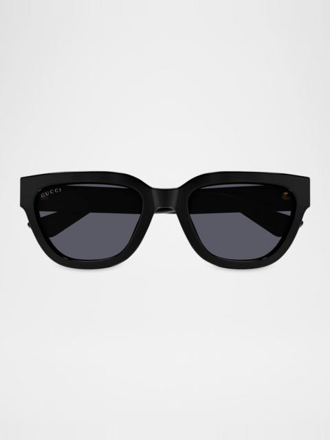 GUCCI GG Square Plastic Sunglasses