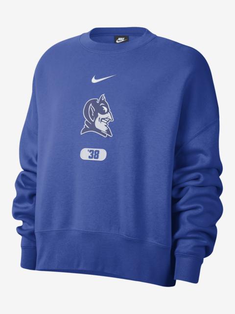 Duke Nike Women's College Crew-Neck Sweatshirt