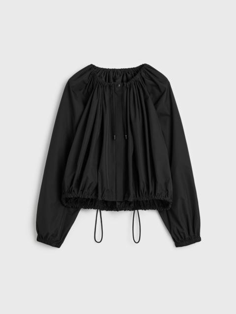 TOTEME Gathered parachute jacket black