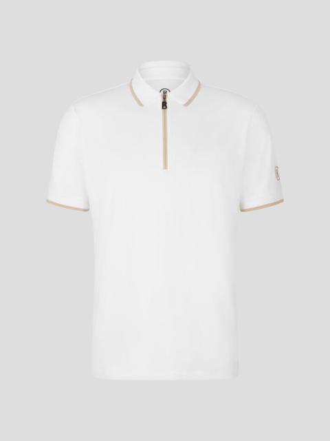 BOGNER Cody Functional polo shirt in Off-white
