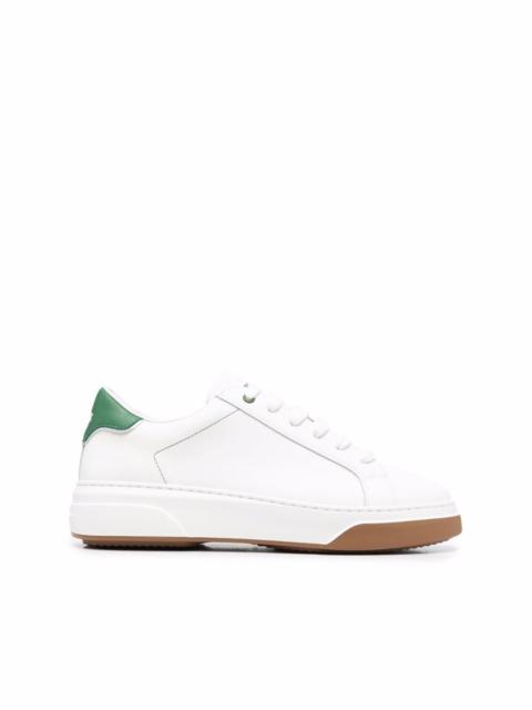 Bumper leather sneakers