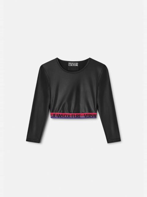 VERSACE JEANS COUTURE Logo Crop Top