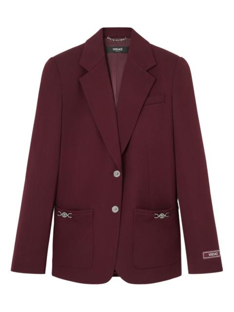 VERSACE Medusa-detail pocket blazer