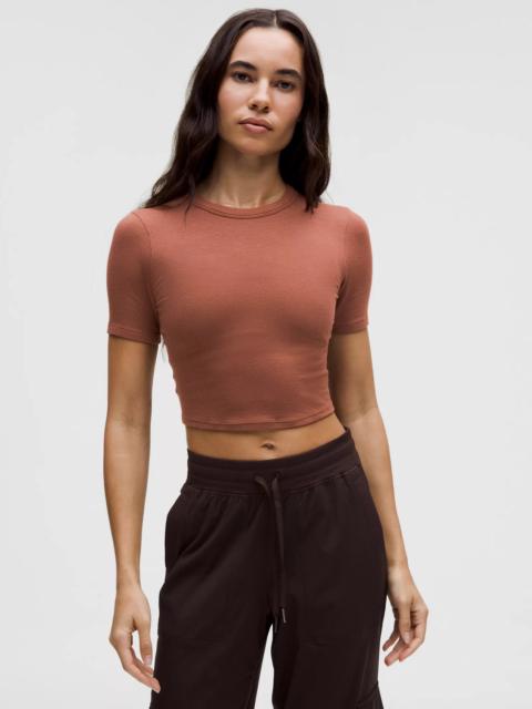 lululemon Hold Tight Straight-Hem Cropped T-Shirt