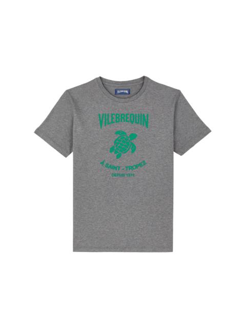 Vilebrequin Men Cotton T-shirt Embossed logo