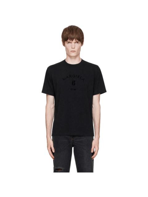 MM6 Maison Margiela Black Cotton T-shirt