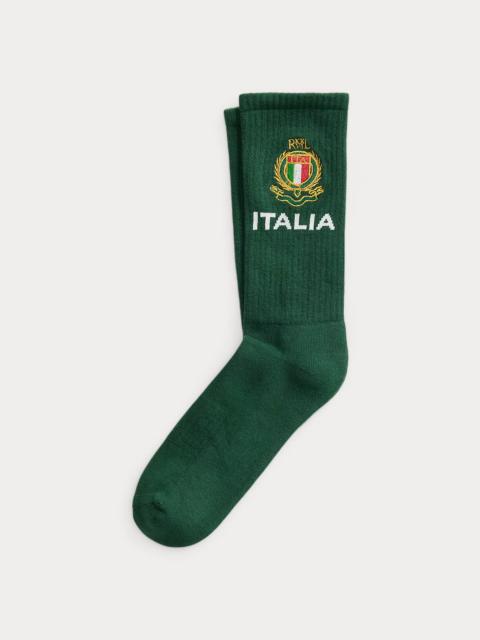 Polo Ralph Lauren Italy Cotton-Blend Crew Socks