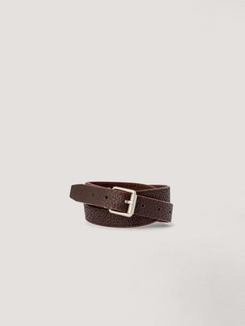 Lemaire REVERSED THIN BELT
GRAINED COW LEATHER